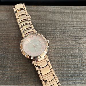 Liz Claiborne Rose gold watch